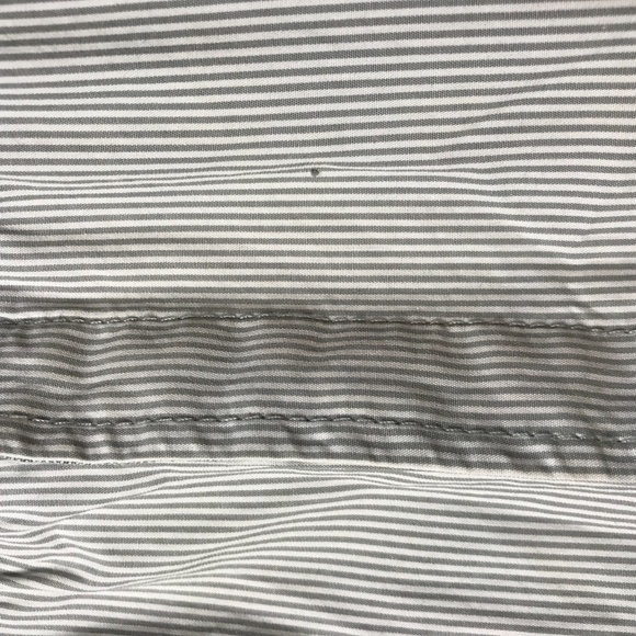 SOLD - Superdry Grey Striped Button-up Shirtdress - Picture 5 of 11